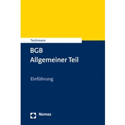Abbildung von BGB Allgemeiner Teil: Einführung