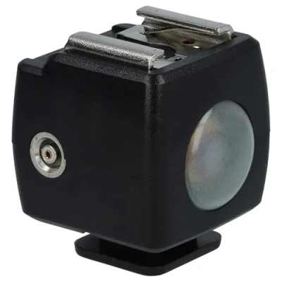 Abbildung von vhbw Servo Blitzauslöser kompatibel mit Standard ISO Blitzschuh z.B. Metz Mecablitz MB 52 AF 1, 24 36 5, 44 58 2.