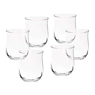 Abbildung von CRISTALICA Trinkglas 6er Set Condor Optik 355ml Becher Wasser Saft Mixgetränke Bleikristall