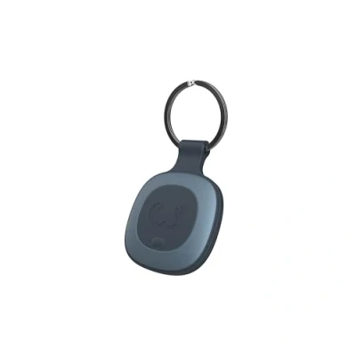 Abbildung von Fresh &#039;n Rebel Smart Finder Funktioniert mit Apple Wo Ist? (IOS), Schlüsselfinder Lautsprecher, Tag, IP67 Staub und wasserdicht, Unterstützt Lost Mode, Austauschbare Akku (Dive Blue)