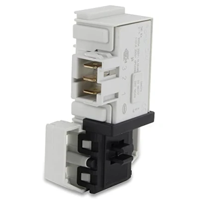 Abbildung von DL pro Verriegelungsrelais für Bosch Siemens iQ100 iQ300 Serie 2 4 varioPerfect Maxx ExtraKlasse 610147 00610147 Rold DM070 Türschloss Türverriegelung Verriegelung Schloss Waschmaschine Tür