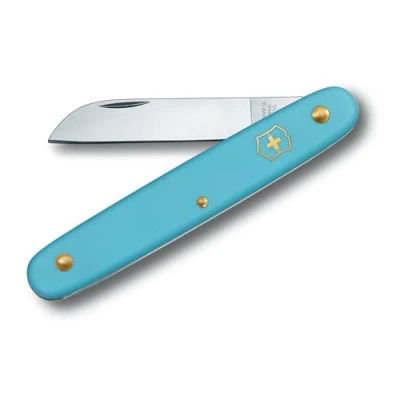 Abbildung von Victorinox Blumenmesser, Garten, Schweizer Taschenmesser, Gärtner und Floristen, Klinge, gerade, hellblau