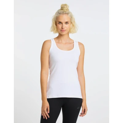 Abbildung von Venice Beach Sport Top mit körpernaher Schnittform und schmalen Trägern Brenda XXL, White