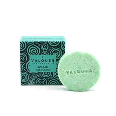 Abbildung von Valquer Laboratorios Válquer Solid Body Gel mit Kokosnussextrakt und öl, Hautpflege Reparatur, vegan, seifenfrei, plastikfrei, silikonfrei, ökologisch, 50 g