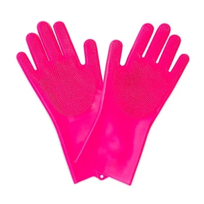 Abbildung von Deep Scrubber Handschuhe pink