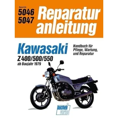 Abbildung von Kawasaki Z 400 / 500 550: ab Baujahr 1979 // Reprint der 8. Auflage 1993 (Reparaturanleitungen)