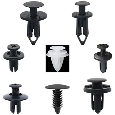 Abbildung von 120 Stück Kunststoff Auto Halteklammern, Nylon Befestigungsclips, Nieten Clips