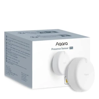 Abbildung von Aqara Anwesenheitssensor FP2, Kabelgebundener mmWave Radar Zonenpositionierung, Mehrpersonen und Sturzerkennung, Funktioniert mit HomeKit, Alexa, Google Home, SmartThings Home Assistant, PS S02E