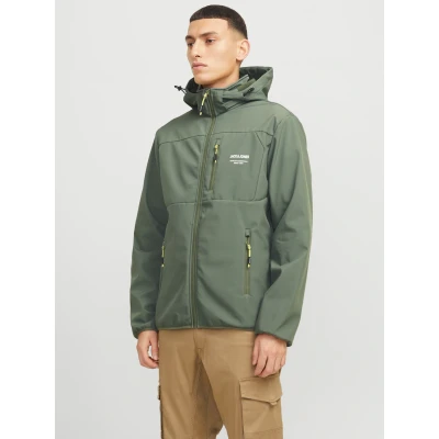 Abbildung von JACK &amp; Jones Softshell Jacke Outdoorjacke, Herren, Größe: XS, Agave green