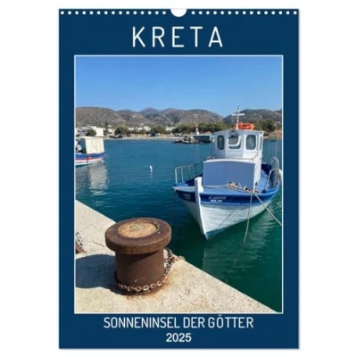Abbildung von KRETA SONNENINSEL DER GÖTTER (Wandkalender 2025 DIN A3 hoch), CALVENDO Monatskalender