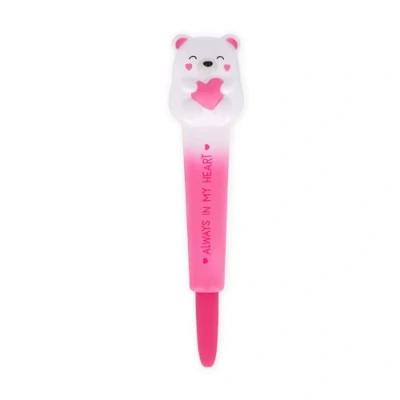 Abbildung von LEGAMI Anti Stress Gelstift Squeezies, Schreibwaren zum Entspannen, Konzentration, Stift, limitierte Auflage, super weich, rosafarbene Tinte, Durchmesser der Spitze 1 mm