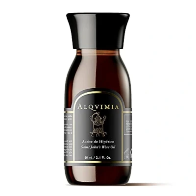 Abbildung von Alqvimia Johanniskrautöl Regenerierendes und feuchtigkeitsspendendes Körper Öl, das ideale Mittel zur Entfernung von Narben 60 ml