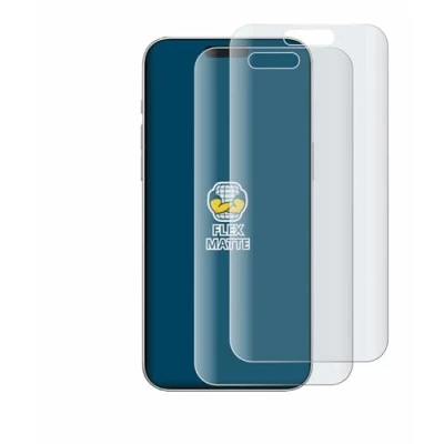 Abbildung von BROTECT Full Cover Schutzfolie Matt für Apple iPhone 16 (2 Stück) Screen Displayschutz Folie, 3D Curved, Anti Reflex
