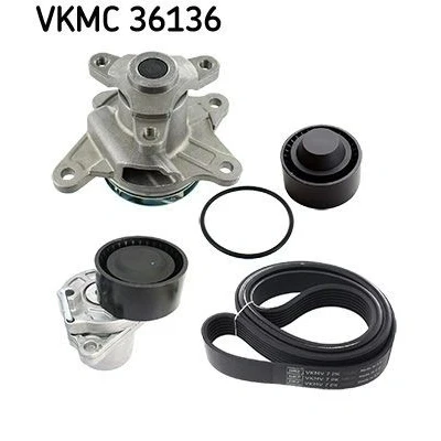 Abbildung von SKF VKMC 36136 Wasserpumpe + Keilrippenriemensatz RENAULT: Talisman Limousine, Trafic 3 Kastenwagen, GRAND SCENIC 4, NISSAN: Qashqai 2