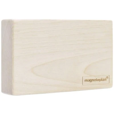 Abbildung von Magnetoplan Kuglepenholder magnetisk Tafelschreiberhalter Wood (L x B H) 2.4 cm 114 mm 70 Birk