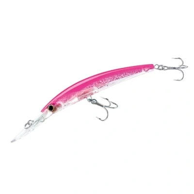 Abbildung von Yo Zuri Crystal 3D Minnow Deep Diver Köder, Fluoreszierendes Pink, 14,7 cm