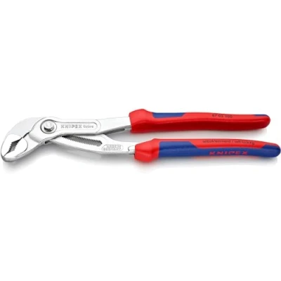 Abbildung von Knipex 87 05 300, Nut und Federzange, 7 cm, 6 Chrom Vanadium Stahl, Blau, Rot, 300 mm