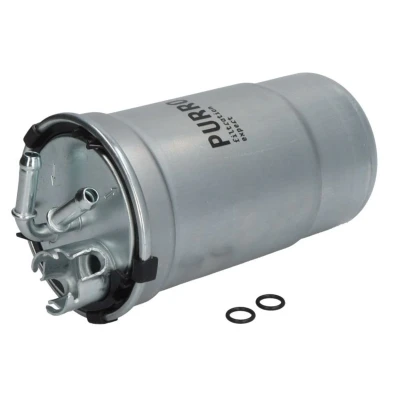 Abbildung von PURRO PUR PF0018 Kraftstofffilter Leitungsfilter 8 VOLKSWAGEN: Polo IV Schrägheck, Limousine, SKODA: Fabia 1 Combi, I Schrägheck