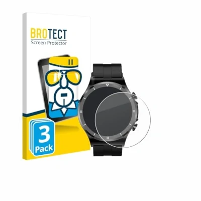 Abbildung von BROTECT (3 Stück Panzer Schutz Glas für Sanorum Smartwatch 1.39&quot; 9H Echtglas, Displayschutz
