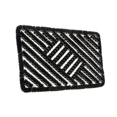 Abbildung von HANSE Home Fußmatte &quot;Grid Brushes Mat&quot;, rechteckig, Gitter, Robust, Bürsten, Innen, Außen, Schmutzabtreter, Wetterfest