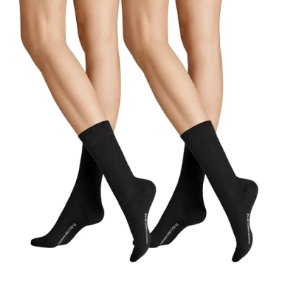 Abbildung von Hudson Women&#039;s Only Wool Socken, 100 DEN, Black, 39/42