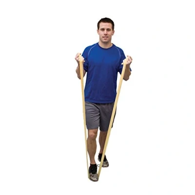 Abbildung von CanDo 2 x Trainingsband / Gymnastikband, Länge 45 m, Val u Band® pfirsich (sehr sehr leicht)