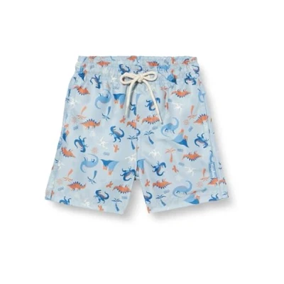 Abbildung von Playshoes Jungen Badeshorts Beach Short Badehose Schwimmhose Badebekleidung, Dino Allover, 86/92