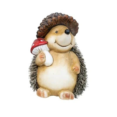 Abbildung von HEITMANN DECO Igel mit Hut, 1090584, ca. 14 x 18 cm, Rot