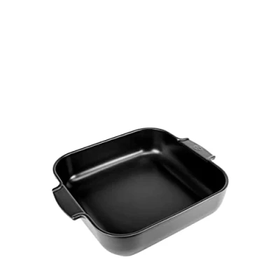 Abbildung von PEUGEOT Auflaufform APPOLIA Keramik 36cm Quadratisch Satin Schwarz Backofen,