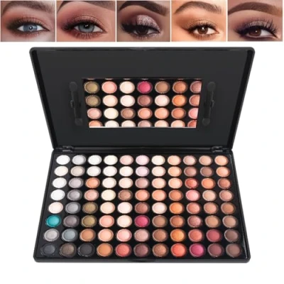Abbildung von BrilliantDay 88 Farben Lidschatten Palette Contouring Kit Kosmetik#1