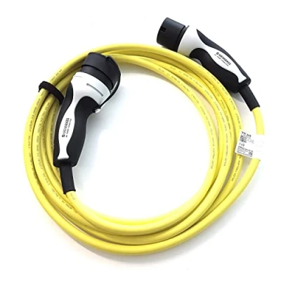 Abbildung von Volkswagen 1EA971639J Ladekabel AC Kabel Mode 3 Typ 2 Ladestation Wallbox 3x16A 11kW, Länge: 6m, gelb