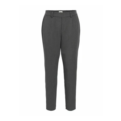 Abbildung von Object Objlisa NOOS Stoffhose, Damen, Größe: 34, Medium grey melange