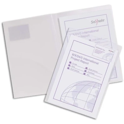 Abbildung von Snopake Twin File A4 Klar/14030 Polypropylen 300my Inh.5