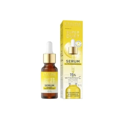 Abbildung von Eveline Cosmetics Super Duet Serum Gegen Pigmentflecken Vitamin C 18ml
