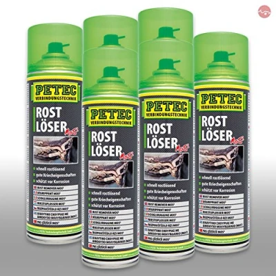 Abbildung von Petec_bundle 6X PETEC ROSTLÖSER MoS² Rostentferner Spraydose 500 ML 70050