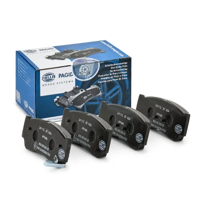 Abbildung von HELLA 8DB 355 020 221 Bremsbelagsatz mit akustischer Verschleißwarnung SSANGYONG: Rexton W, Stavic SUV, / 2, KIA: SORENTO 1