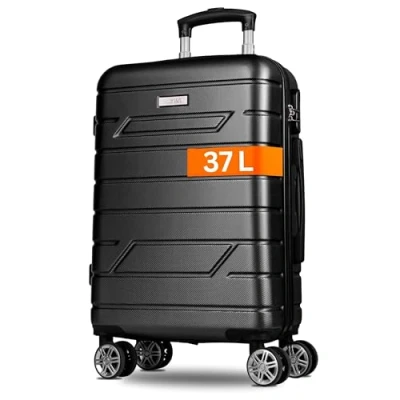 Abbildung von Nowi Bergamo 4 Kabinentrolley 56 CM Trolley, Größe: One Size, Schwarz