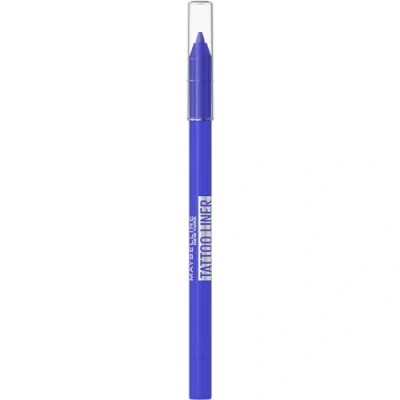 Abbildung von Maybelline New York Gel Eyeliner, Wasserfester und langanhaltender Stift, Bis zu 36 Stunden Halt, Tattoo Liner Pencil, Farbton: 819 Galactic Cobalt