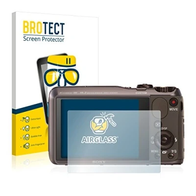 Abbildung von BROTECT Schutzglas für Sony Cyber Shot DSC HX20V Schutzfolie Panzer Folie Glas [Extrem Kratzfest 9H, Anti Fingerprint, Ultra Transparent]