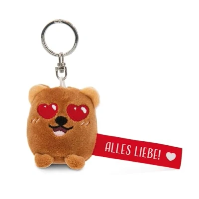 Abbildung von NICI Schlüsselanhänger Bär „Alles Liebe!“ rot 5cm