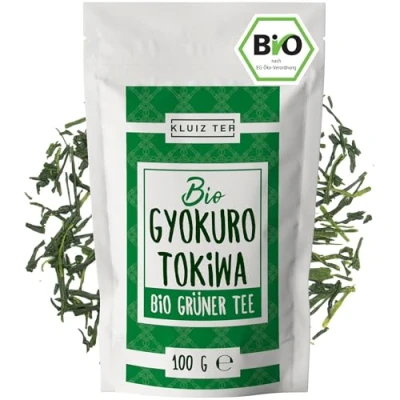 Abbildung von Bio Gyokuro Tokiwa First Flush Handgeerntet Grüner Tee Japan I Japanischer 100 Gramm Organic Green Tea by KLUIZ