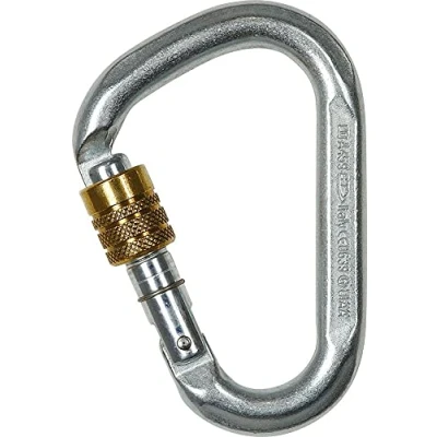 Abbildung von Climbing Technology Snappy SG HMS Edelstahl Verschluss mit Sicherheitsverschluss, silberfarben
