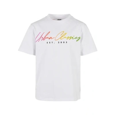 Abbildung von Urban Classics Kinder Tshirt print für Kinder, Größe: 122/128, White