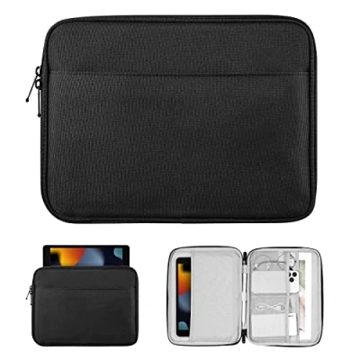 Abbildung von TiMOVO 9 11 Zoll Tablet Tasche für iPad 10. Gen. 10.9&quot;, 9/8/7. 10.2&quot;, Air 11/Air 5/4. Galaxy Tab A9+/A9 Plus 11“, Tragetasche mit Fach, Schwarz