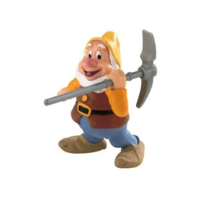 Abbildung von Bullyland 12479 Spielfigur Zwerg Happy aus Walt Disney Schneewittchen, ca. 5,8 cm, detailgetreu, ideal als kleines Geschenk für Kinder ab 3 Jahren