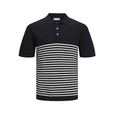 Abbildung von Jack &amp; Jones Poloshirt, Herren, Größe: Medium, Black 1