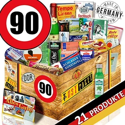 Abbildung von Ostalgie Geschenkset/Geburtstag 90 / Geschenk Mama/Spezialitätenbox
