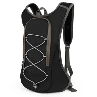 Abbildung von Lollanda Fahrradrucksack, Wanderrucksack klein, Wasserdicht Rucksäcke für Herren und Damen, MTB Rucksack Radsport,Camping,Laufen (Schwarz)