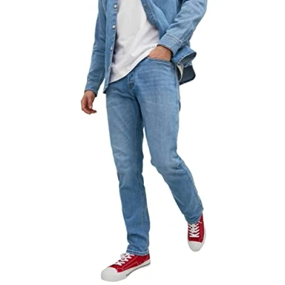 Abbildung von Jack &amp; Jones TIM Oliver JOS 219 Jeans Straight Leg, Herren, Größe: 31x32, Blue denim