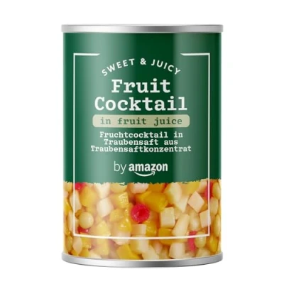 Abbildung von by Amazon Fruchtcocktail In Traubensaft Aus Traubensaftkonzentrat, 411g